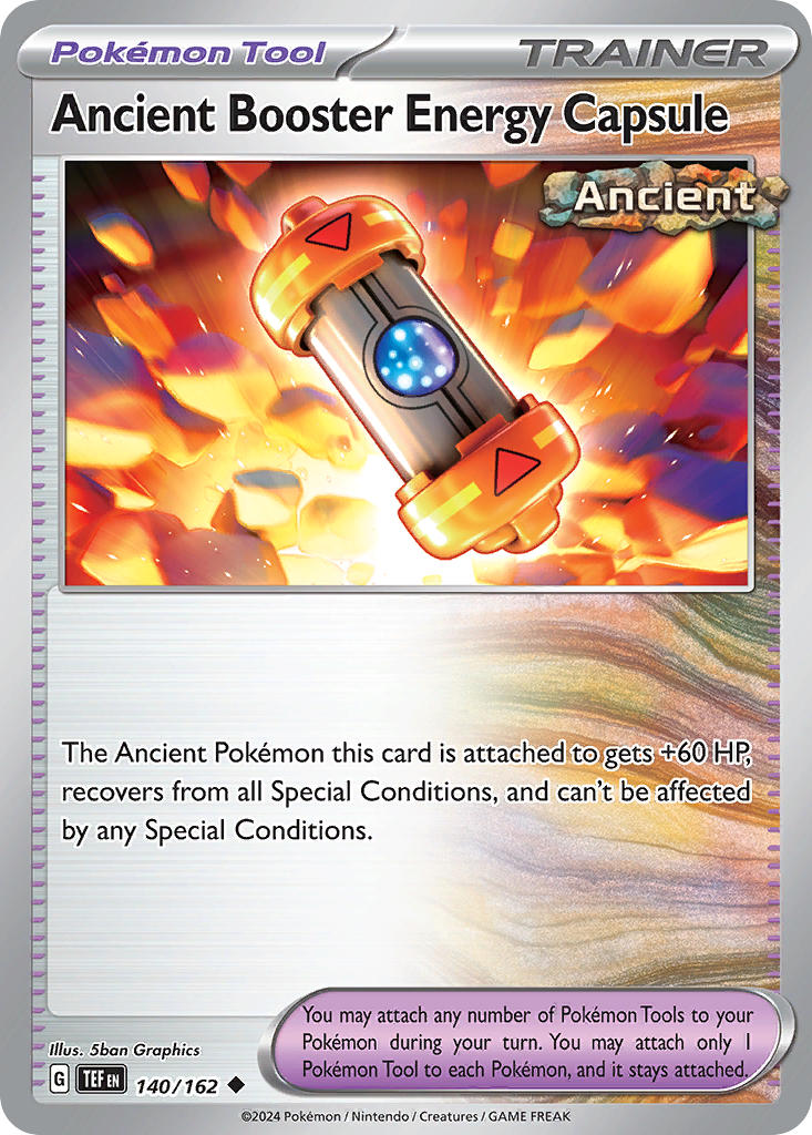 Ancient Booster Energy Capsule - 140/162 - Reverse Holofoil