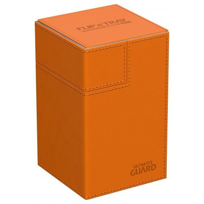 Ultimate Guard - Flip'N'Tray Deck Case 100+ Standard Size Xenoskin Orange