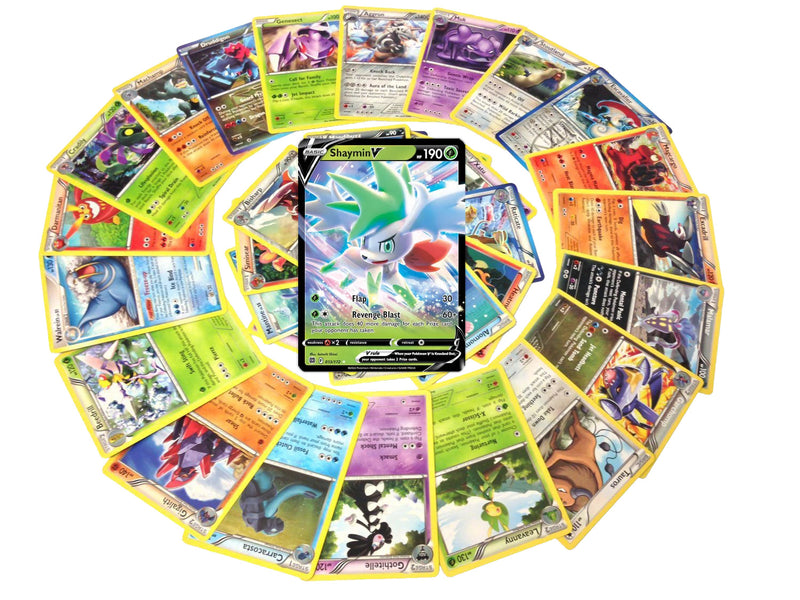 25 Rare Pokemon Cards with 100 HP or Higher (Assorted Lot with No Duplicates) w/ Guaranteed Ultra Rare Pokemon
