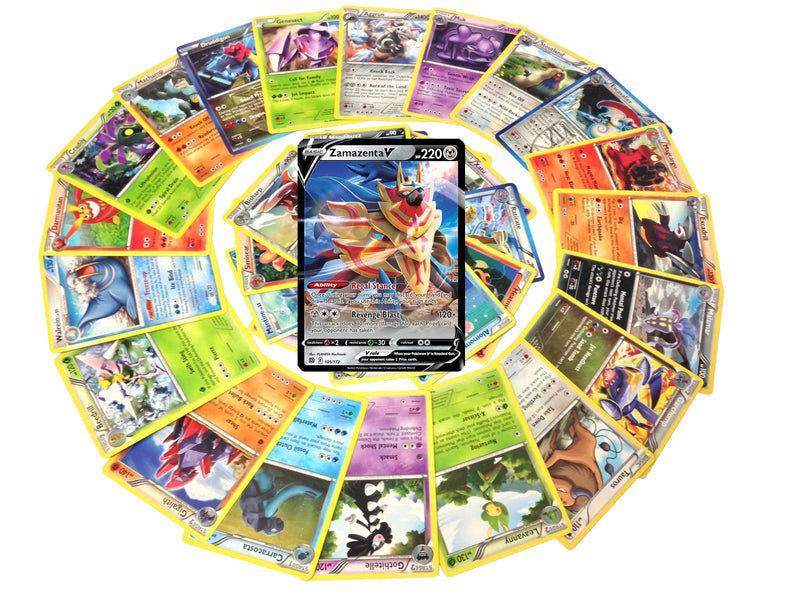 25 Rare Pokemon Cards with 100 HP or Higher (Assorted Lot with No Duplicates) w/ Guaranteed Ultra Rare Pokemon