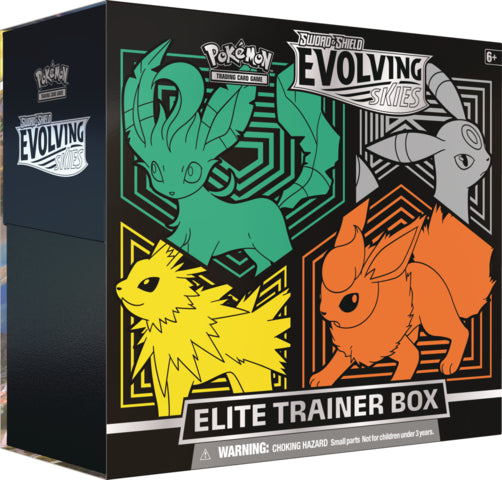 Sword & Shield - Evolving Skies Elite Trainer Box (Leafeon, Umbreon, Jolteon, Flareon)