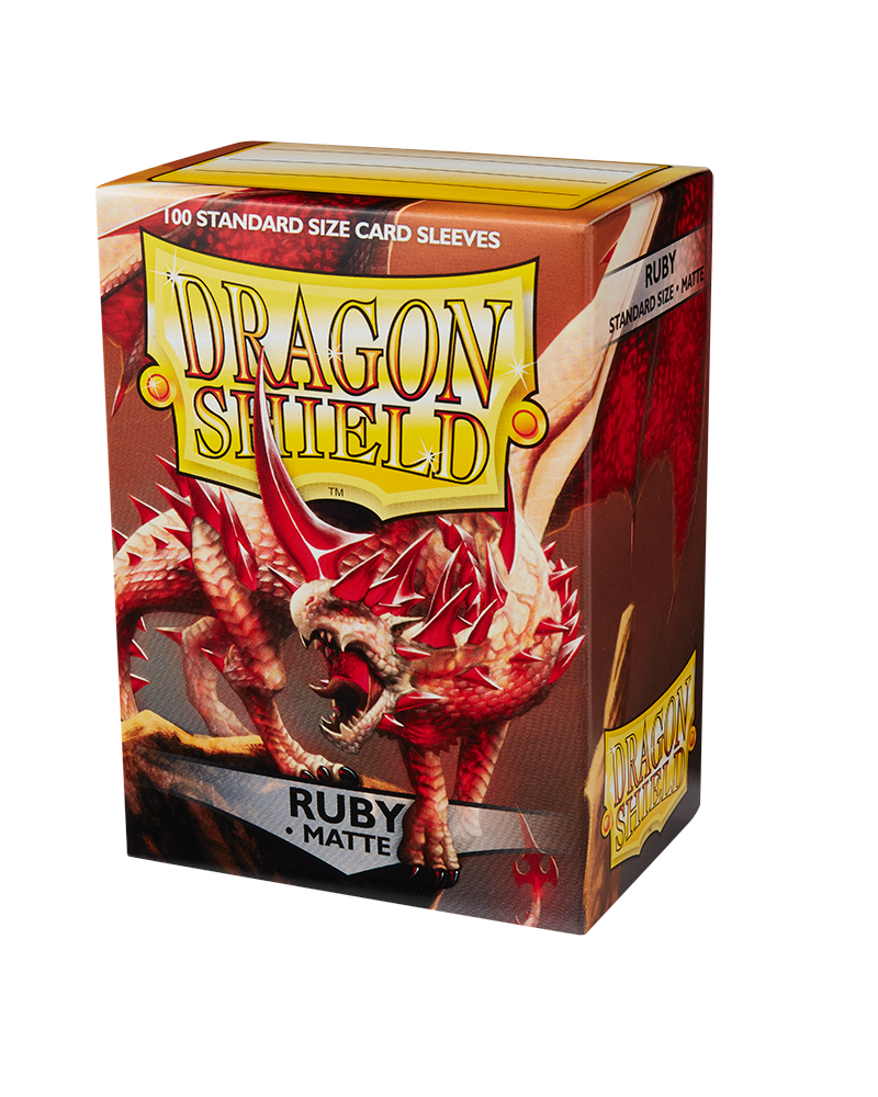 Dragon Shield - Matte Sleeves - Ruby (100ct)