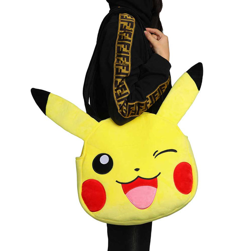Pokemon Pikachu Plush Tote Bag