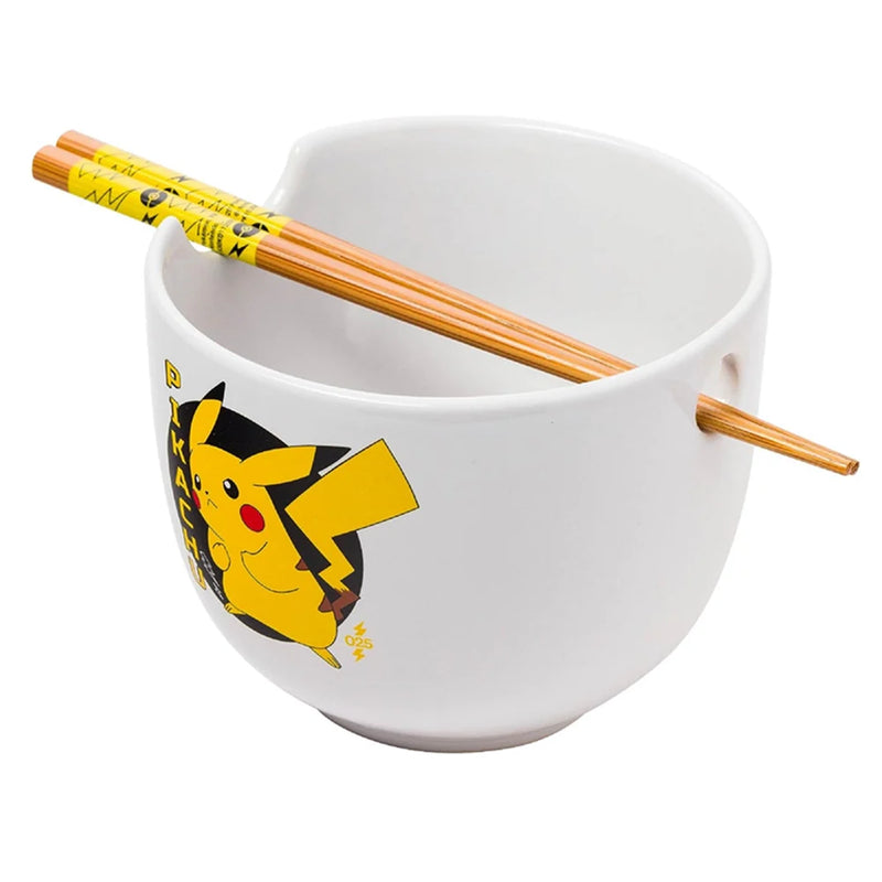 Pokemon Ramen Bowl & Chopsticks - Pikachu