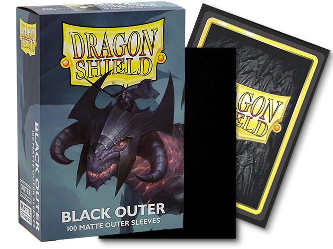 Dragon Shield - Outer Sleeve - Black (100ct)