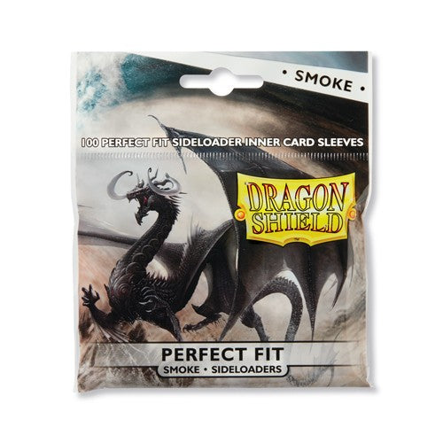 Dragon Shield - Perfect Fit Sleeves - Standard Size Side Load Smoke (100ct)
