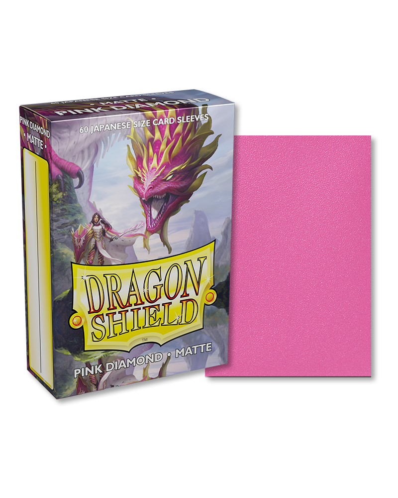 Dragon Shield Mini - Matte Sleeves - Pink Diamond (60ct)