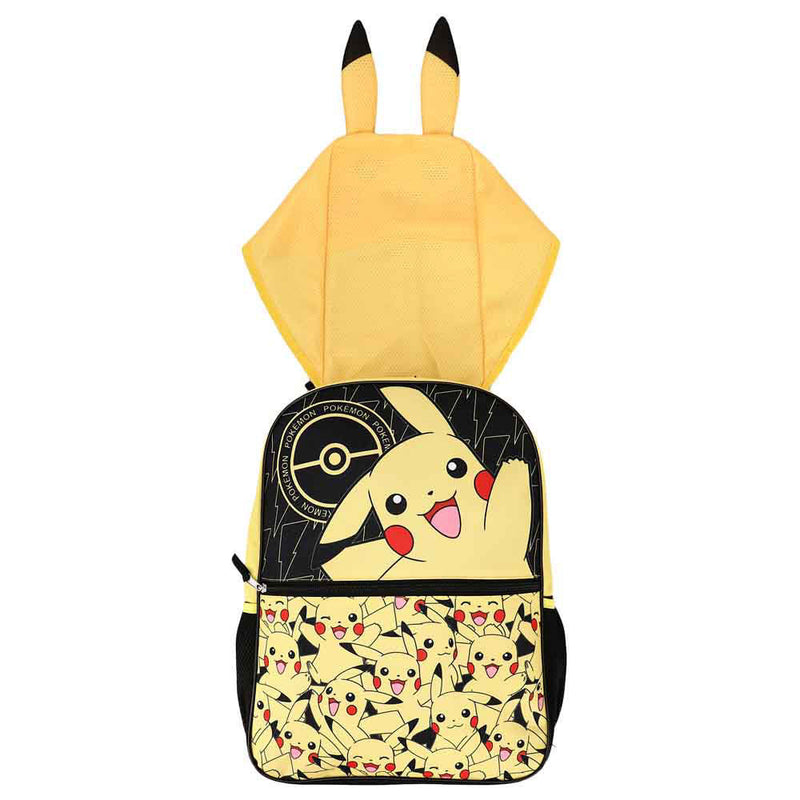 Pokemon Pikachu Hooded Kids Backpack