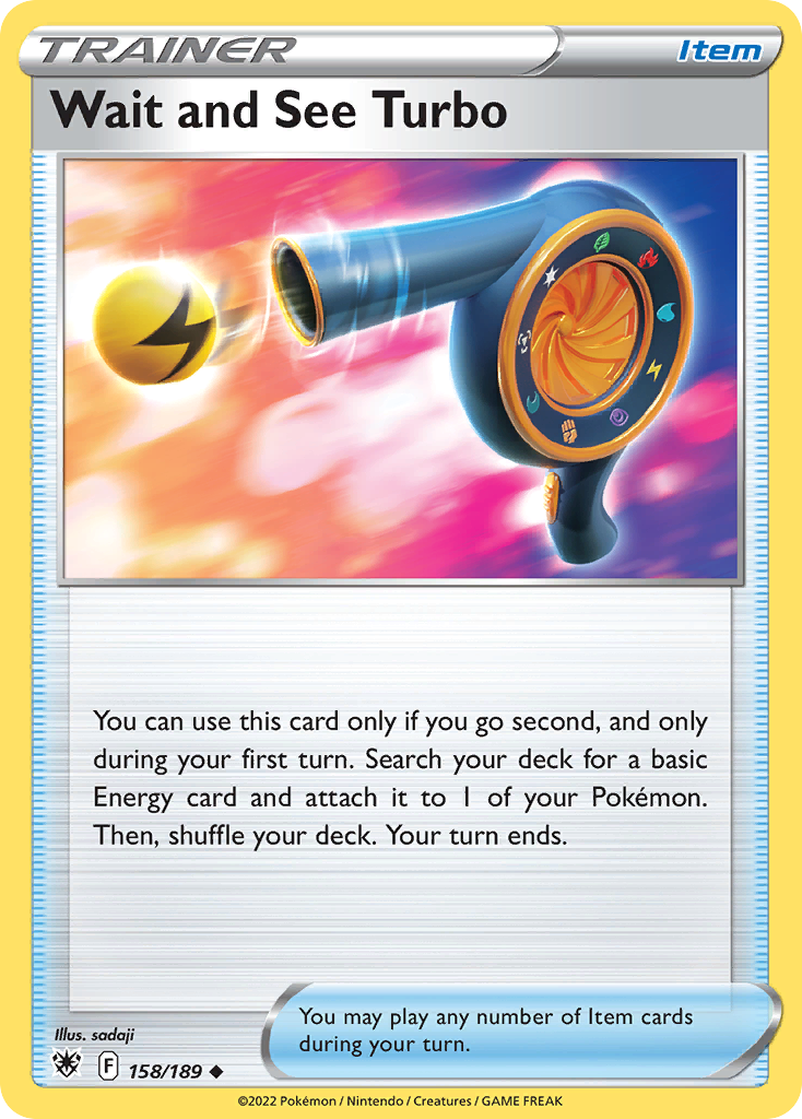 Wait and See Turbo - 158/189 - Reverse Holofoil