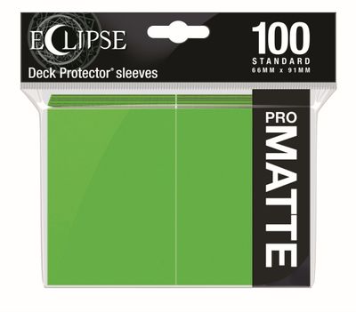 Ultra Pro - Eclipse Pro Matte Standard Sleeves - Lime Green 100ct