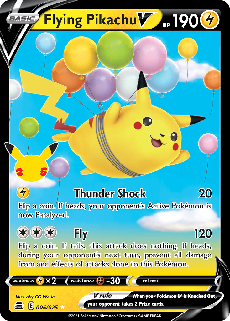 Flying Pikachu V - 006/025