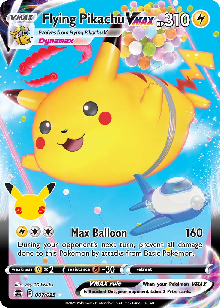 Flying Pikachu VMAX - 007/025