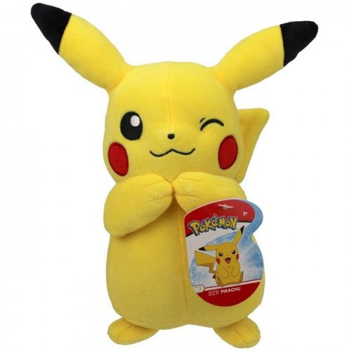 Pokemon Plush - Winking Pikachu - 8"