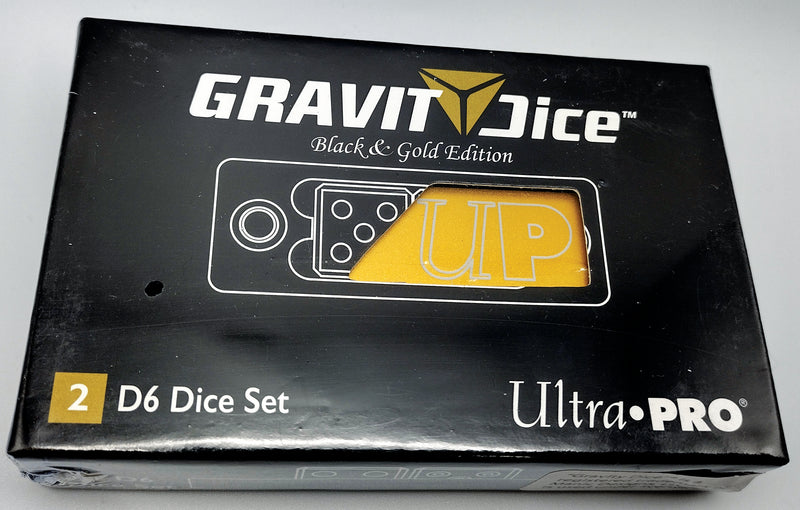 Gravity Dice - 2 Piece D6 Set - Gold