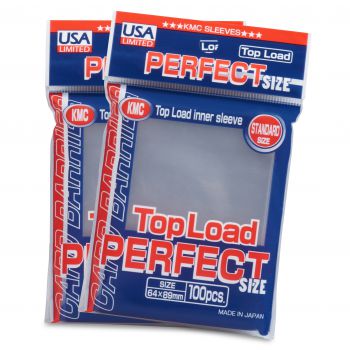 KMC Sleeves USA Clear Perfect Fit 100-Count
