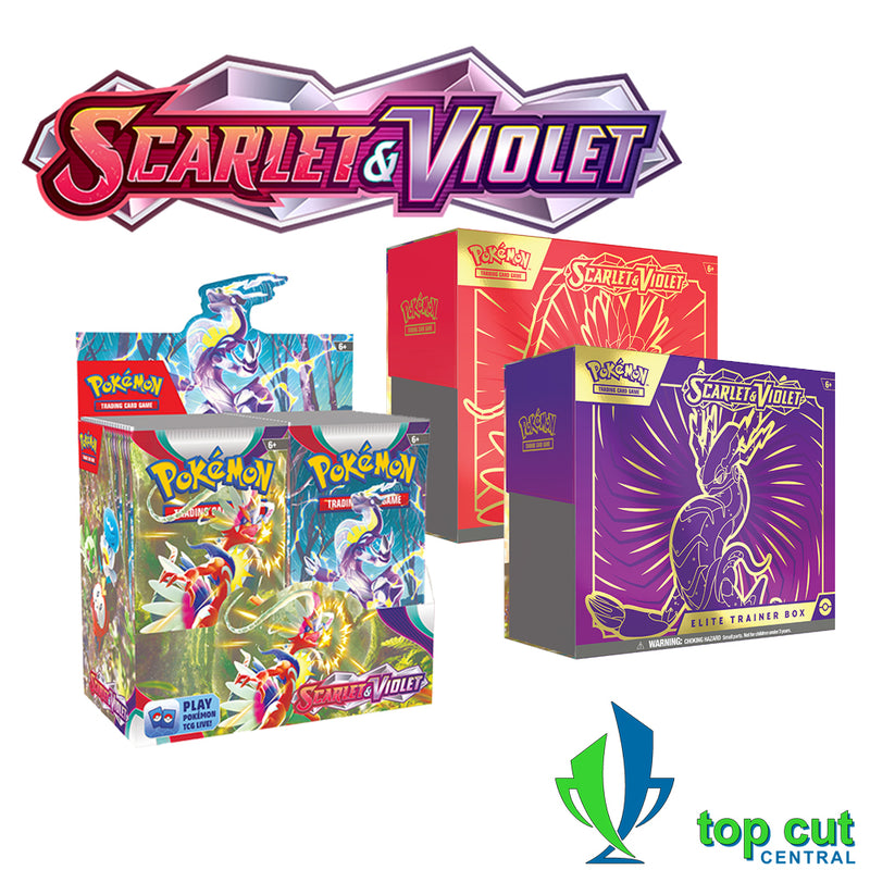 Scarlet & Violet - Base Set - Booster Box & Elite Trainer Boxes Bundle