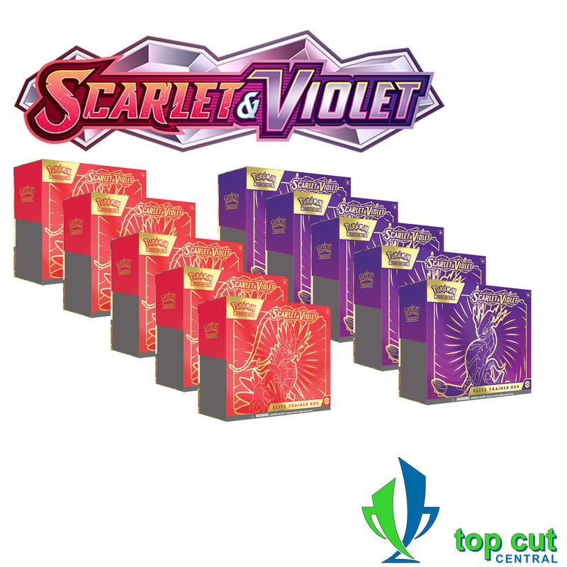 Scarlet & Violet - Base Set - Elite Trainer Box - Case