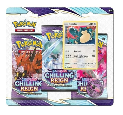 Sword & Shield - Chilling Reign 3-Pack Blister - Snorlax