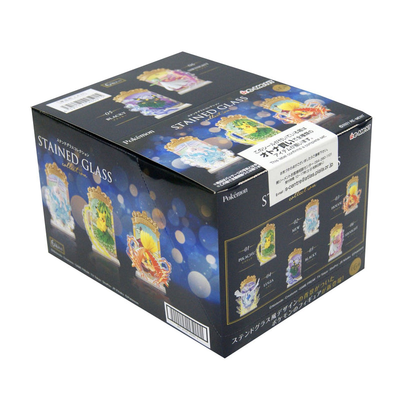 Re-Ment - Pokemon - Stained Glass Collection Blind Box (Box of 6)