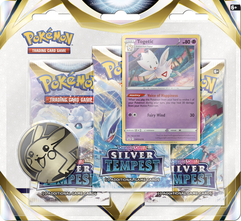 Sword & Shield - Silver Tempest 3-Pack Blister - Togetic