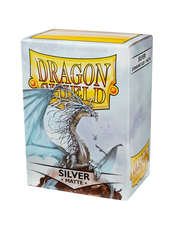 Dragon Shield - Matte Sleeves - Silver (100ct)