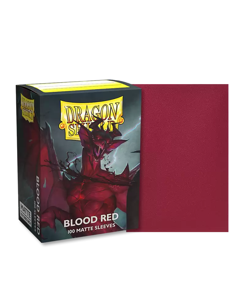 Dragon Shield - Matte Sleeves - Blood Red (100ct)