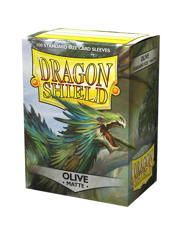 Dragon Shield - Matte Sleeves - Olive (100ct)