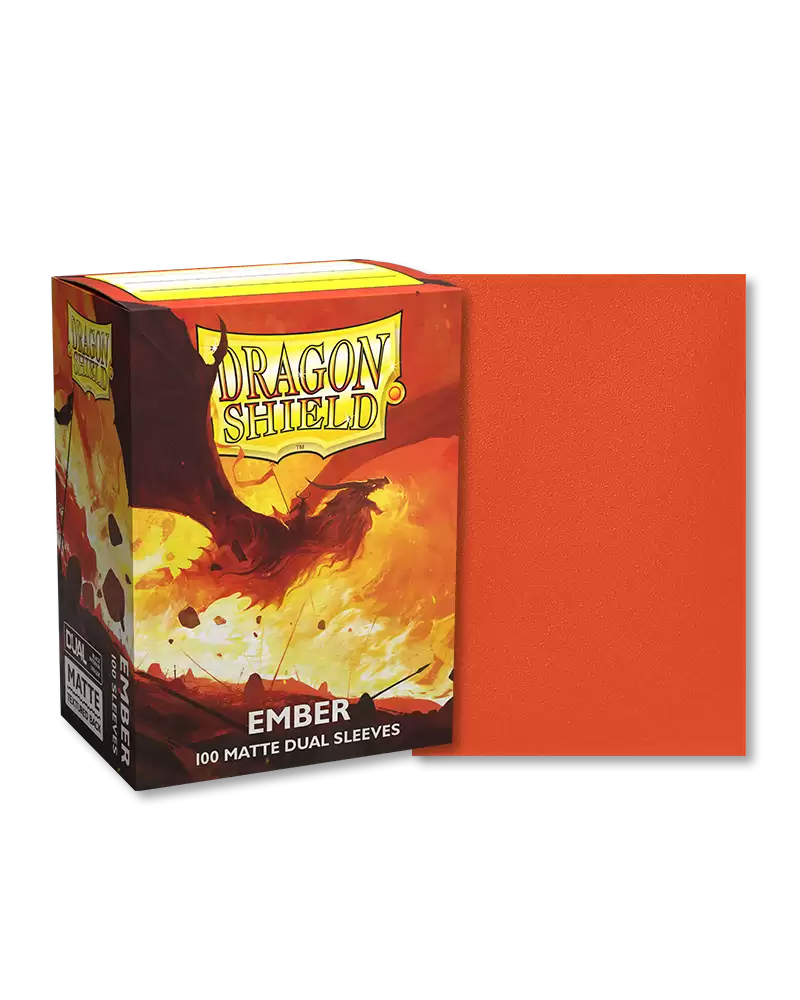 Dragon Shield - Dual Matte - Ember (100ct)