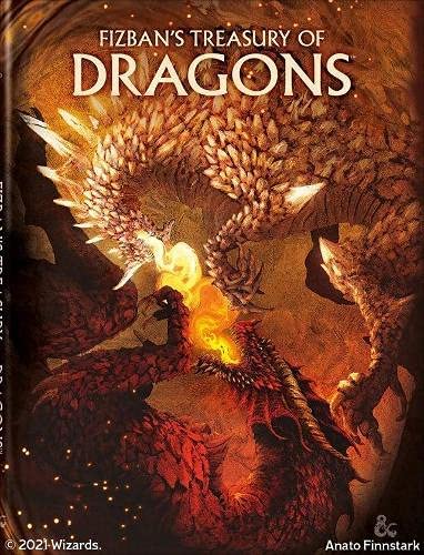 Dungeons and Dragons 5th Edition Fizban's Treasury of Dragons (Alternate Cover)