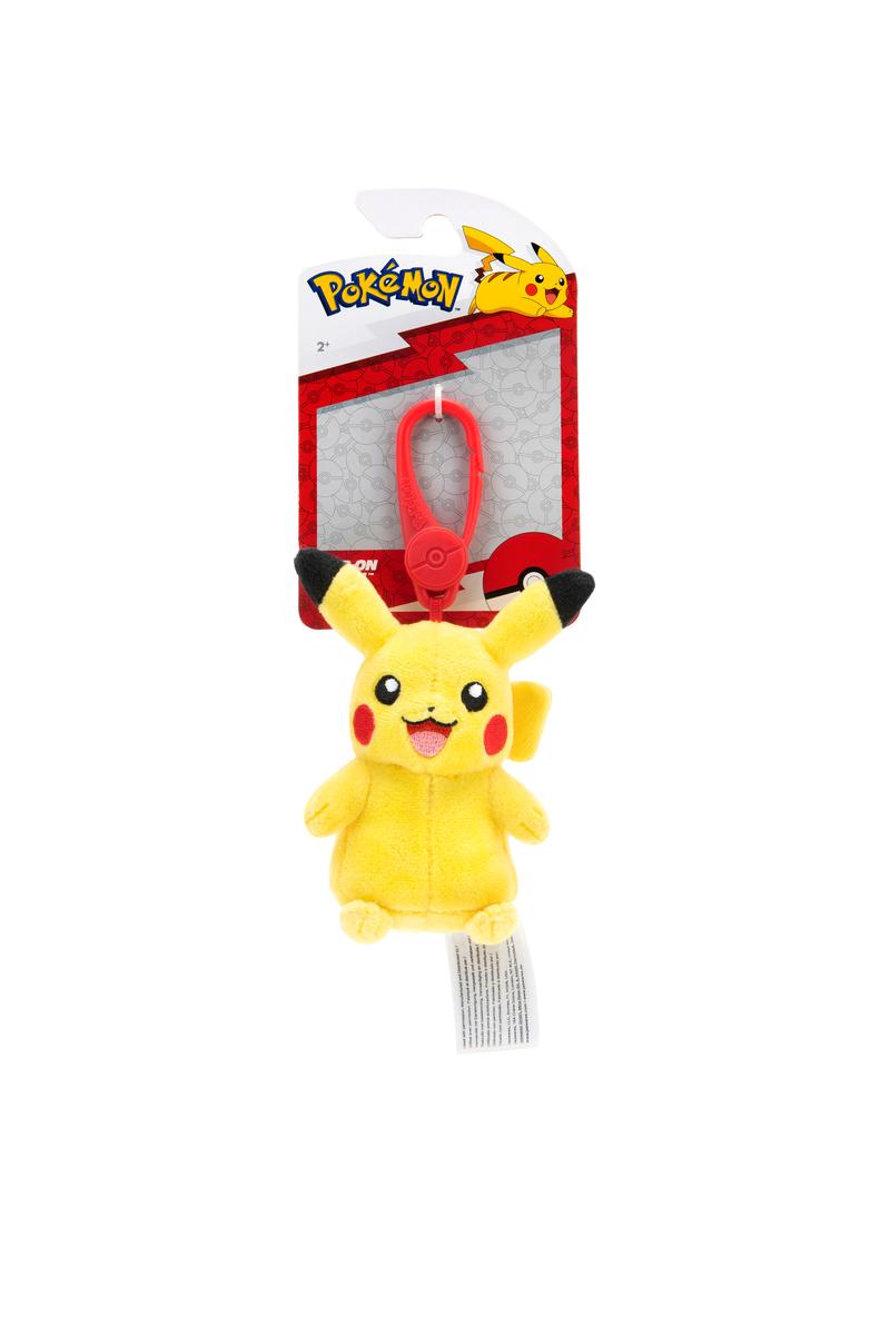Pokemon Plush - Clip-On - Bulbasaur, Charmander, Pikachu or Squirtle