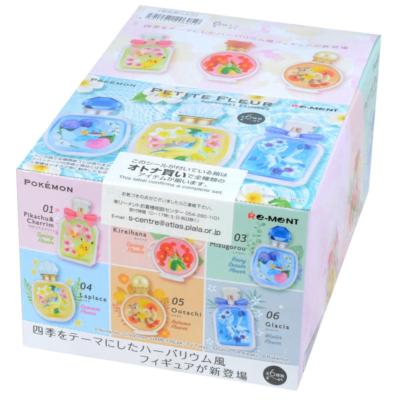 Re-Ment - Pokemon - Petite Fleur Seasonal Flowers Blind Box (Box of 6)