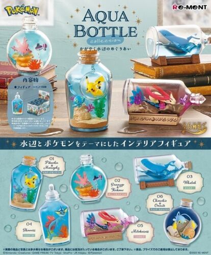 Re-Ment - Pokemon - Aqua Bottle Collection - Blind Box (Box of 6)