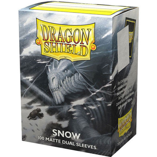 Dragon Shield - Dual Matte - Snow (100ct)